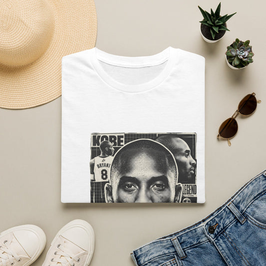 Kobe Bryant Tribute T-Shirt — Retro Collage Basketball Legend Tee