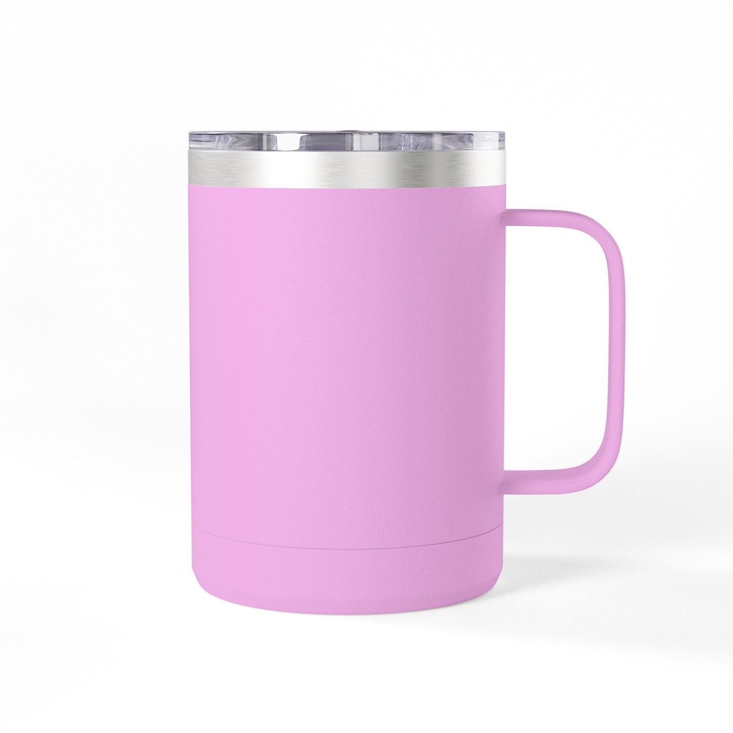 15oz Insulated Coffee Tumbler Mug – White Travel Mug