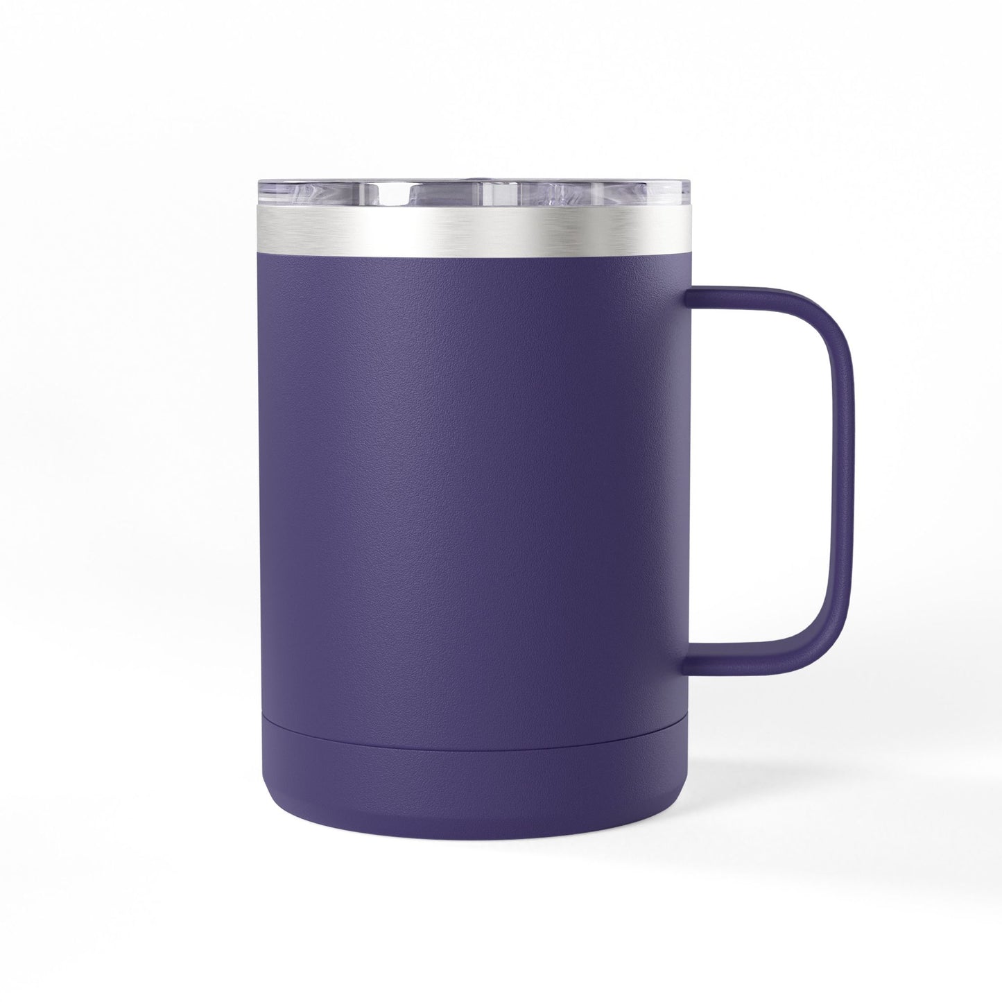 15oz Insulated Coffee Tumbler Mug – White Travel Mug