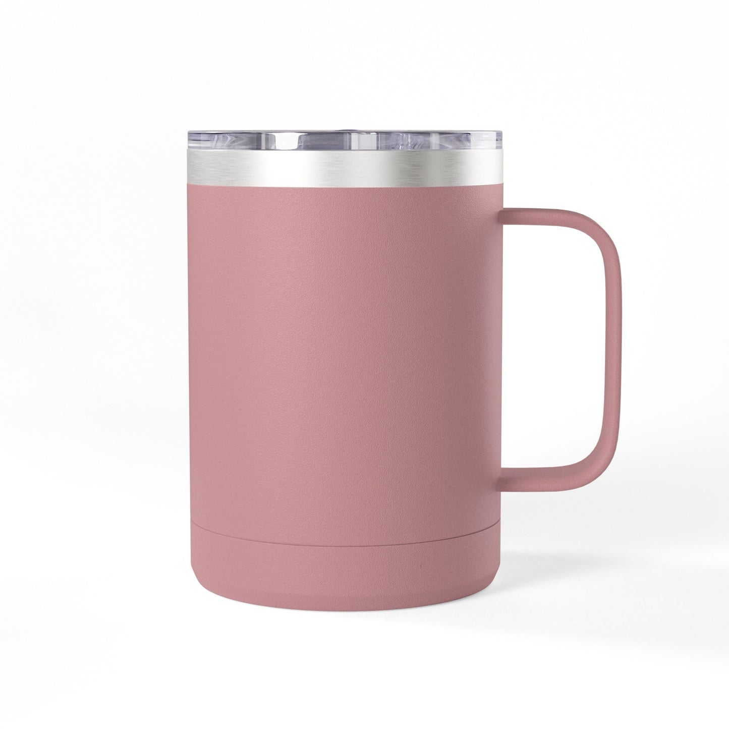15oz Insulated Coffee Tumbler Mug – White Travel Mug