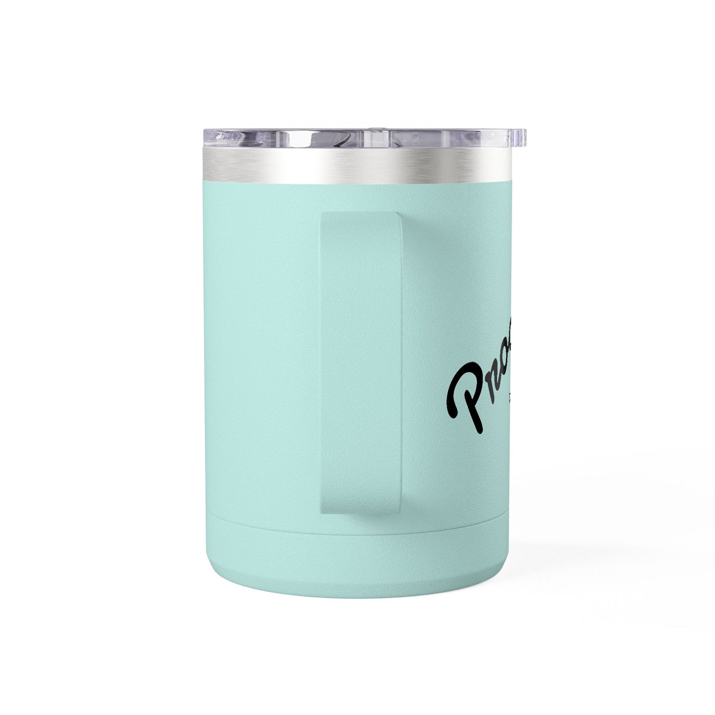 15oz Insulated Coffee Tumbler Mug – White Travel Mug