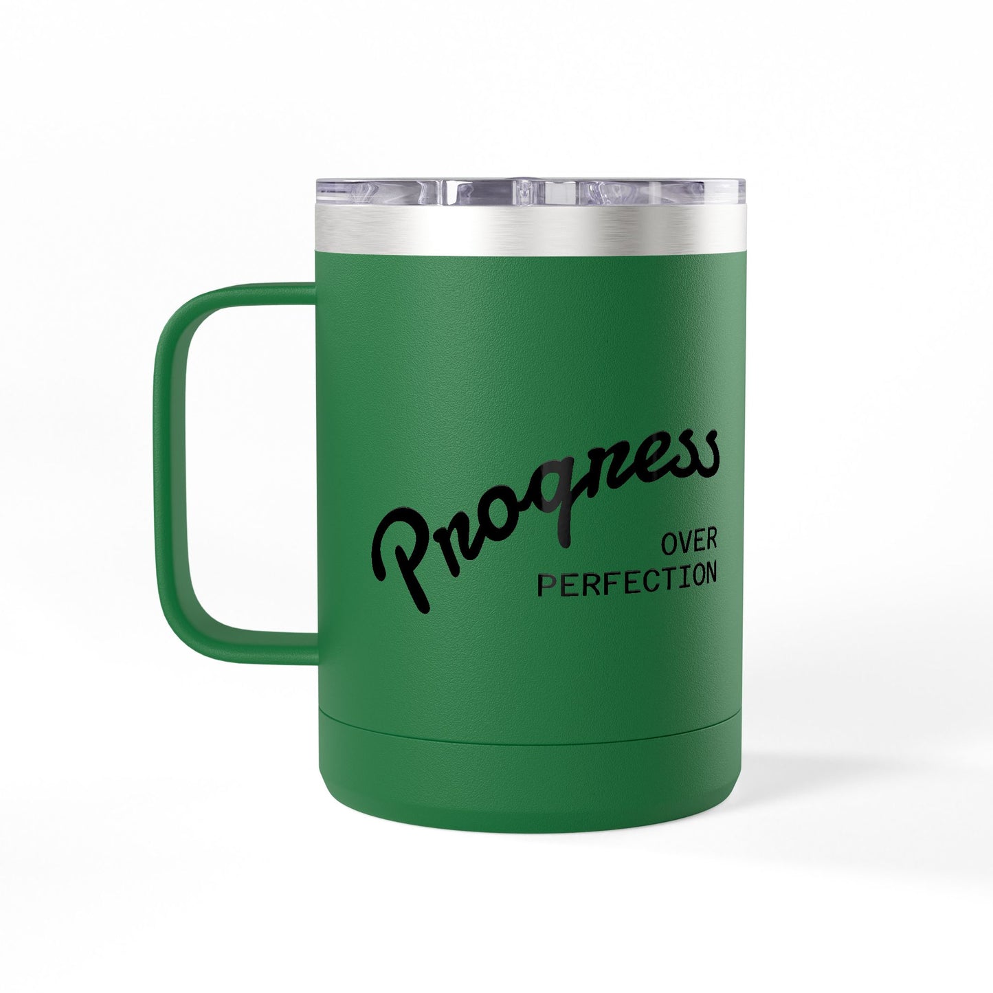 15oz Insulated Coffee Tumbler Mug – White Travel Mug