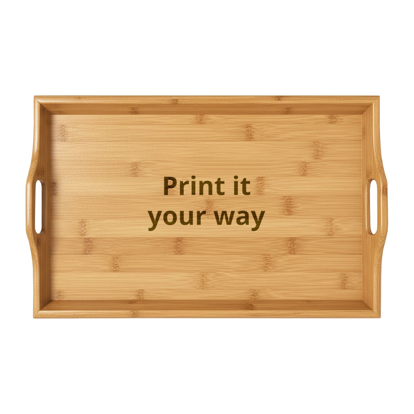 Bamboo Serving Tray (Engraving)