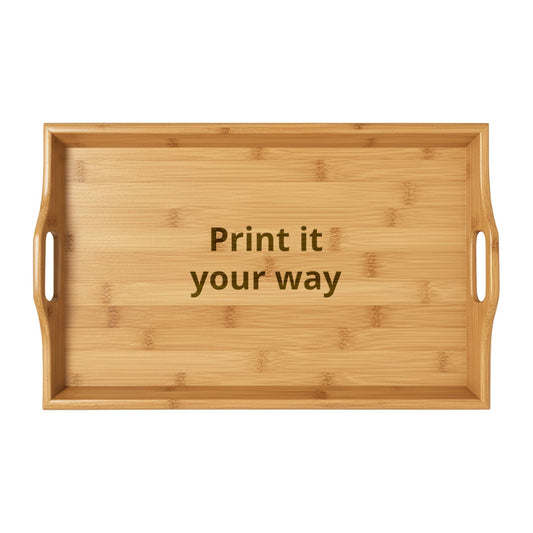 Bamboo Serving Tray (Engraving)