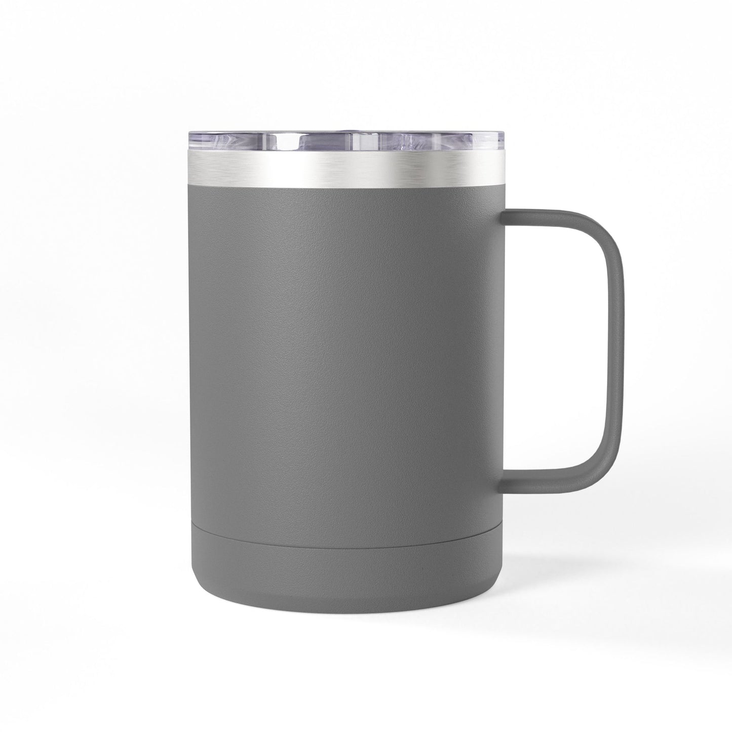 15oz Insulated Coffee Tumbler Mug – White Travel Mug