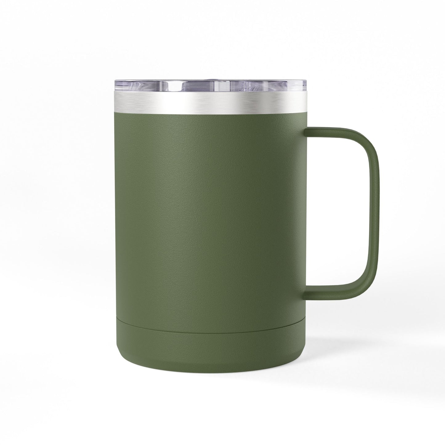 15oz Insulated Coffee Tumbler Mug – White Travel Mug