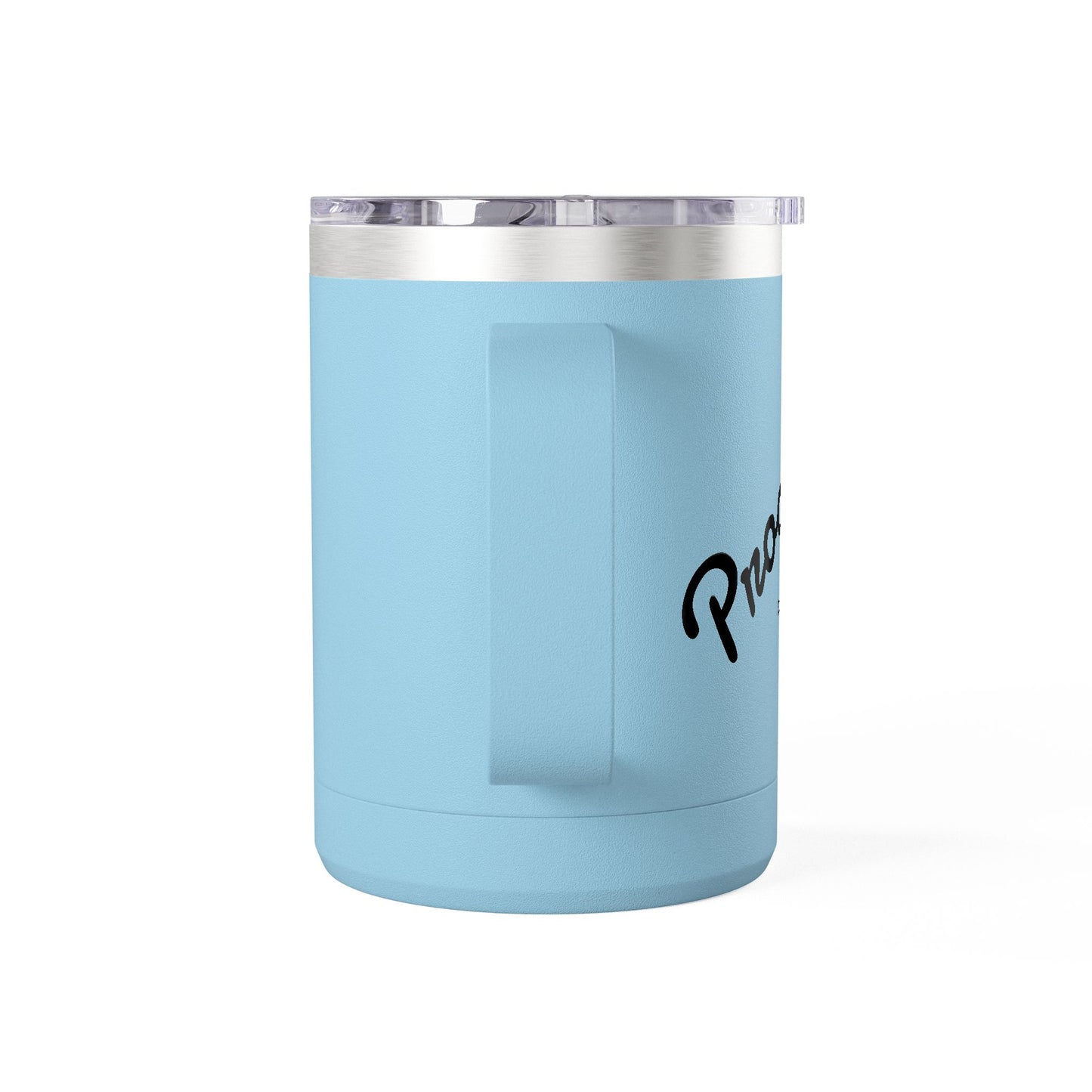 15oz Insulated Coffee Tumbler Mug – White Travel Mug